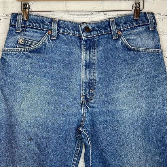 Levi’s Men’s Orange Tab Vintage 90’s Straight Leg Jeans size 34x34 - Picture 2 of 12